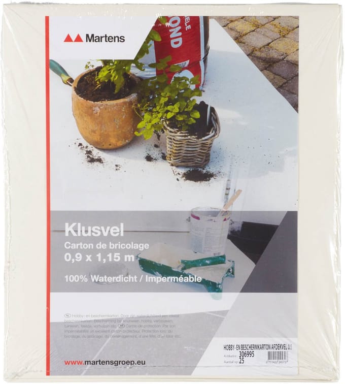 Klusvel 0.9X1.15M - Waterdicht - Hobby- en beschermkarton