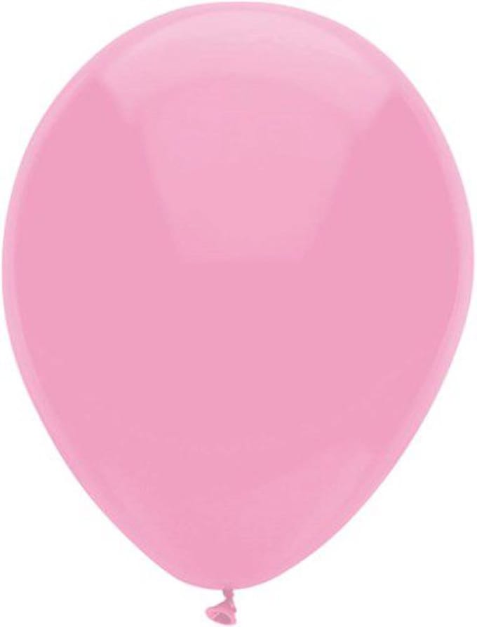 Ballonnen roze - 30 cm - 50 stuks