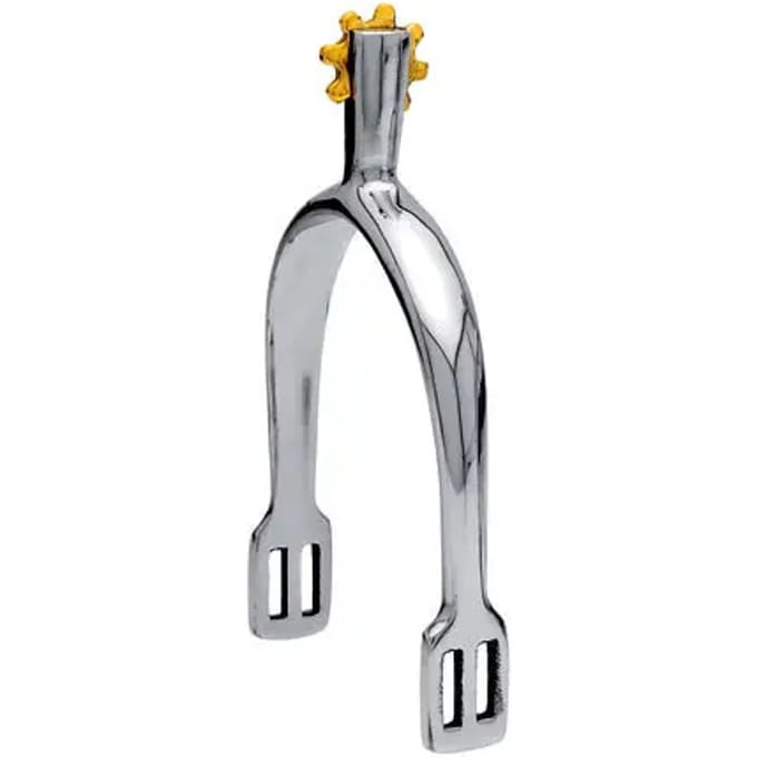 Sefton Stainless Rowels Men Wide English Sporen Zilver 30 mm