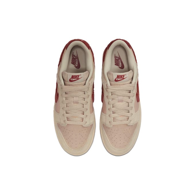 Nike Dunk Low Terry Swoosh Dames Sneakers Pink Shimmer Sanddrift DZ4706-200 41