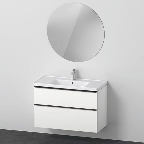 Duravit D-Neo furniture set with round mirror 100.5 cm DE011101818
