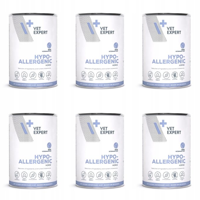 VetExpert - Hypoallergene Hondennatvoer - Konijn - 6 x 400g