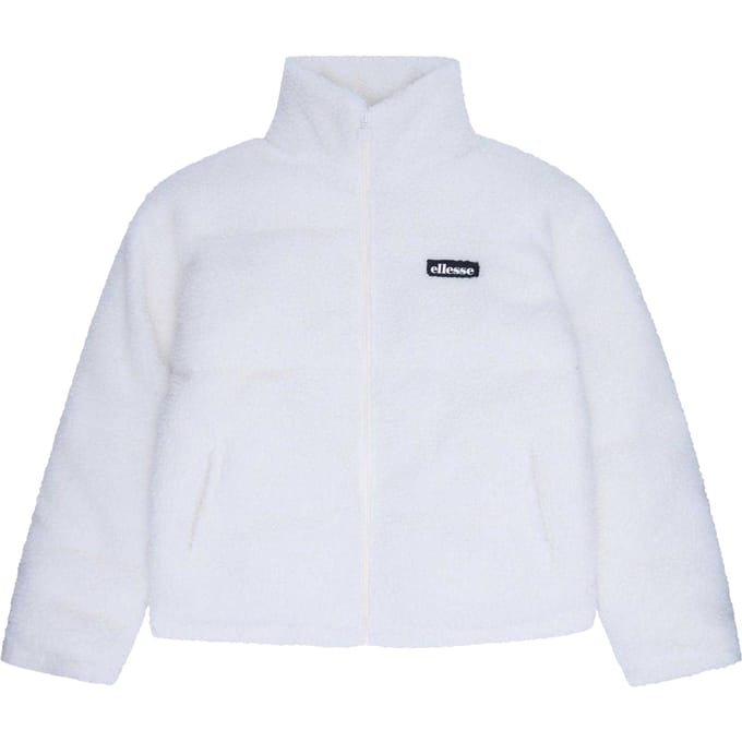 Ellesse Heren Gequilt Teddy Fleece Jas (Off White)