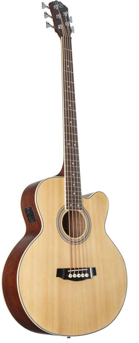 J & D ABG-5c Natural - Akoestische basgitaar