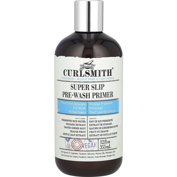 Curlsmith, Base prébiotique Super Sleep, Étape 1, 12 fl oz (355ml) white