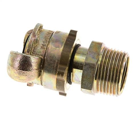 Gietijzer DN 17 DIN 3238 compressor klauwkoppeling - CL42-17-M-IN-SE-100