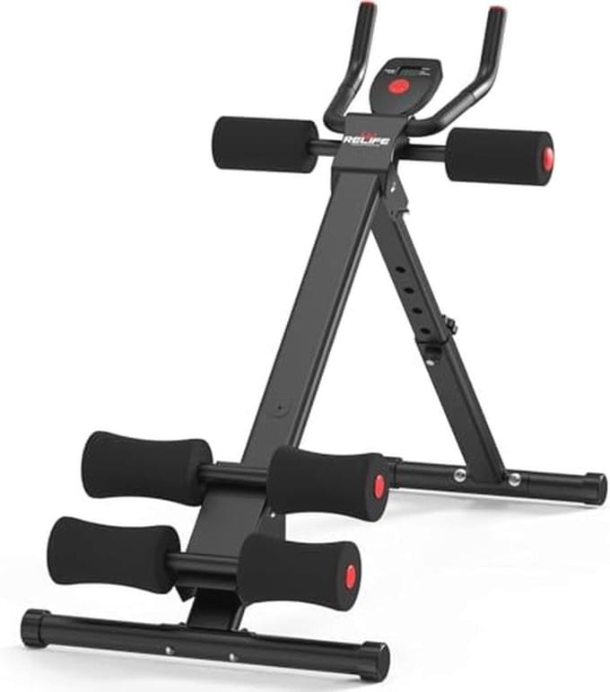 Abdominale Trainer Inklapbaar - Cruncher voor Krachttraining Thuis - Maximaal 180 kg