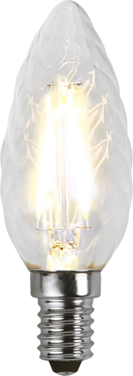 Kaarslamp - E14 - 2W - Extra Warm Wit - 2700K - Filament - Helder