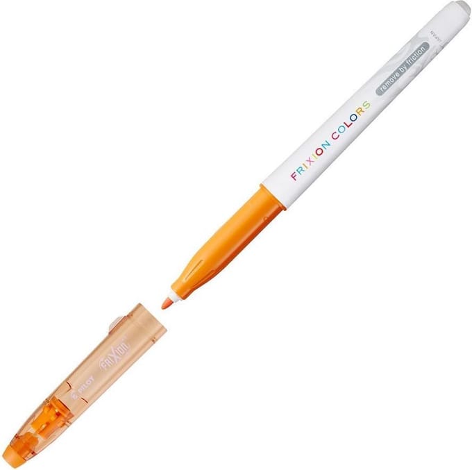 Pilot Frixion Colors - Uitgumbare oranje stift