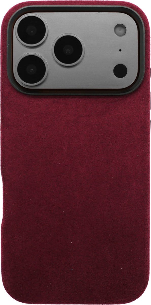 iPhone 17 Pro - Alcantara Case | Ruby Red