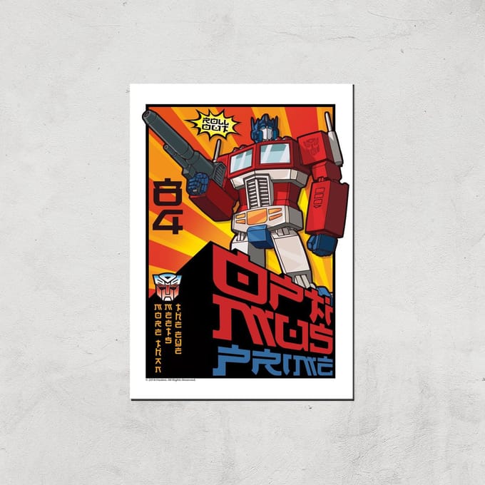 Transformers Roll Out Poster Art Print - A4 - Print Only