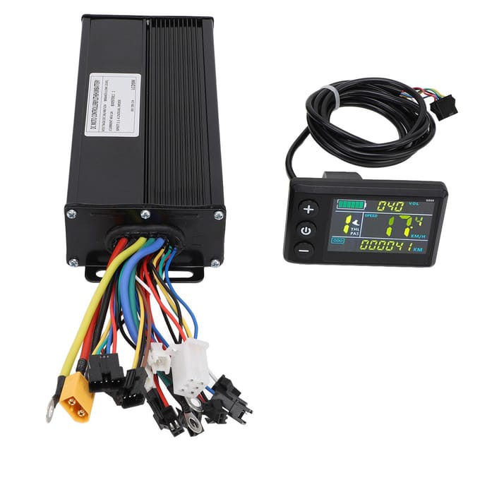 Elektrische Fiets Borstelloze Motor Controller Kit Professioneel S866 Kleurendisplay 40A Triple Mode black