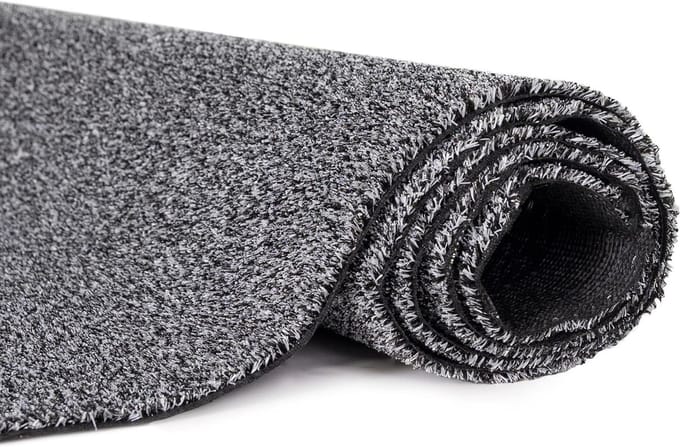 Kunstgras Mat - Balkon Kleed - Buiten Leven - Waterdicht Antislip - 200 x 650 cm - Grijs