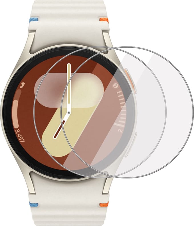 2x Screenprotector geschikt voor Samsung Galaxy Watch 7 40mm - Folie Screen Protector
