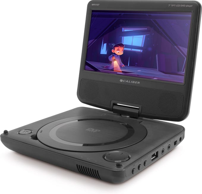 Caliber MPD107 - Portable DVD speler - 7 Inch - Zwart