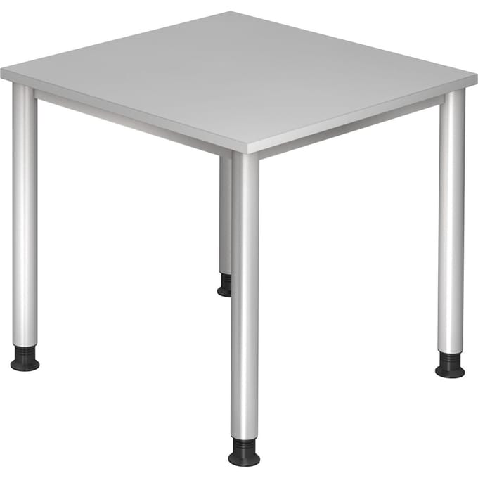 HILO 8 S | Bureau - Grijs 80 x 80 Tafelhoogte I In hoogte verstelbaar