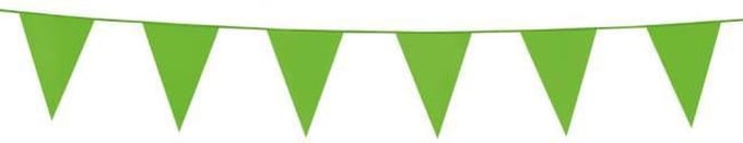 Wefiesta Vlaggenlijn 3 M 10 X 15 Cm Polyetheen Lichtgroen