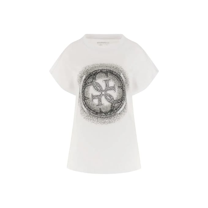 Dames-T-shirt Guess 4G Shaded Hotfix