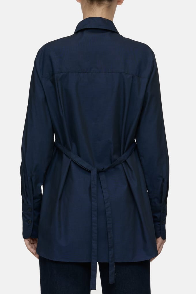 Closed Elongated Shirt Space Blue Taglia: L | Magliette intime Outlet | Donna | Blu