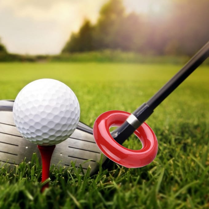 1 Stuk Golf Swing Gewicht Verzwarende Tegenwicht Ring Golf Trainingsgereedschap(rood) rood