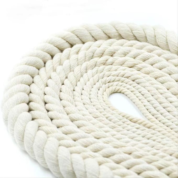 Dik Katoenen Touw 20mm Doorsnede 10 Meter Lang