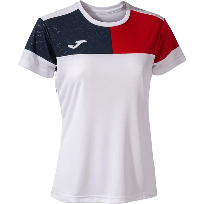 Joma Crew V T-shirt Met Korte Mouwen Wit L Vrouw