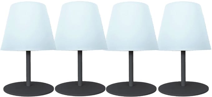 Set van 4 draadloze LED-tafellampen H16CM TWINS