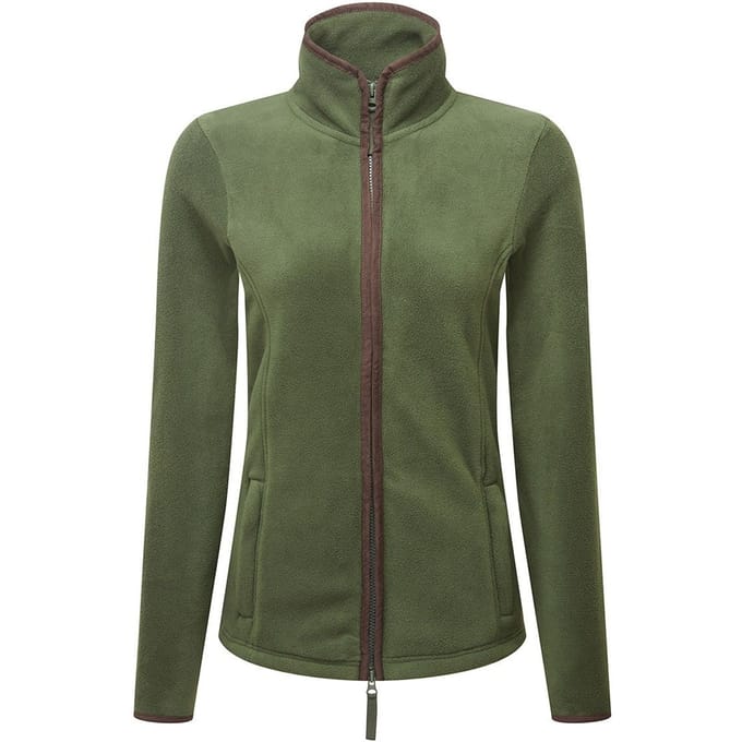 Premier Dames/Dames Artisan Fleecejack (Mosgroen/bruin)