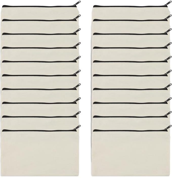 Vt products - Blanco Stoffenzakjes - Etui om te Beschilderen - 20