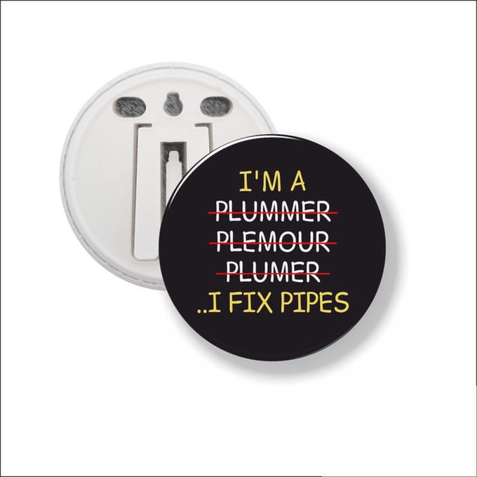 Button Met Clip 58 MM - I Fix Pipes