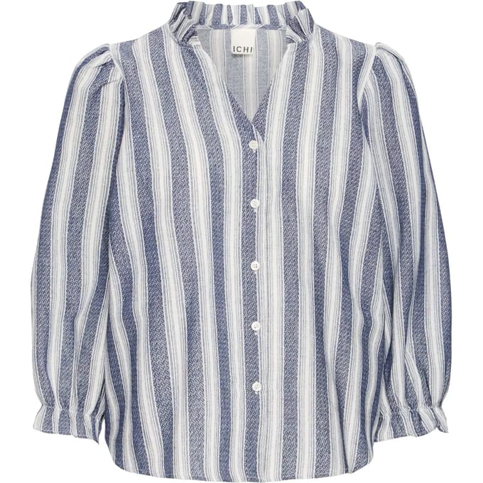 Damesblouse met lange mouwen Ichi Isla