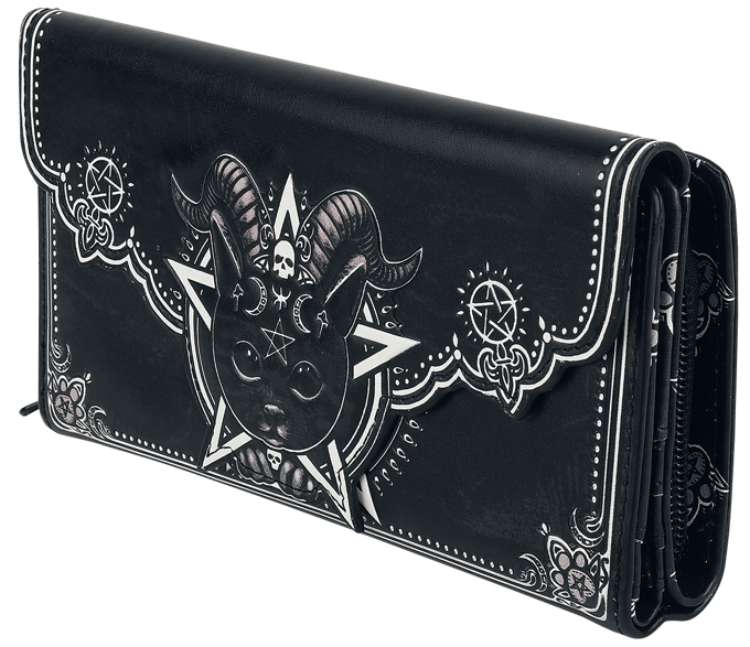 Nemesis Now Pawzuph Unisex Portemonnee - zwart/wit - Standard