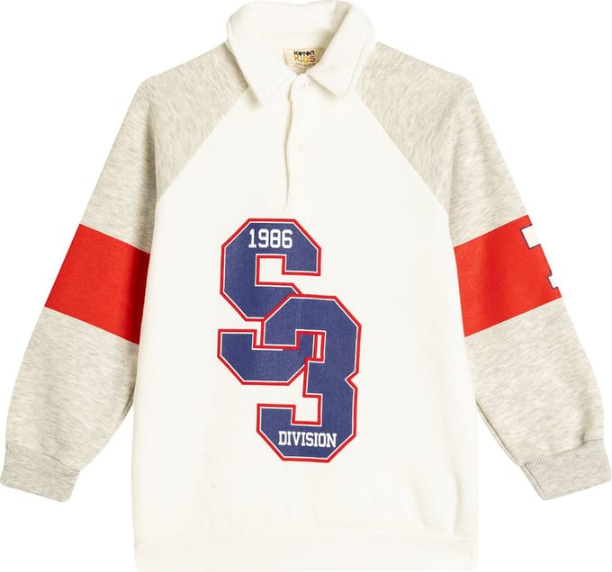 Polokraag Met drukwerk Sweatshirt