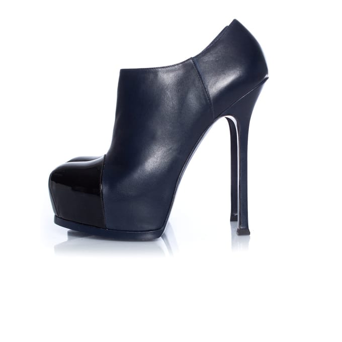 Yves Saint Laurent Tribute enkellaarsjes in blauw