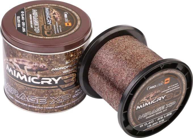 Prologic Mimicry Mirage XP - Nylon - 1000m - 0.28mm - Camo - Rood