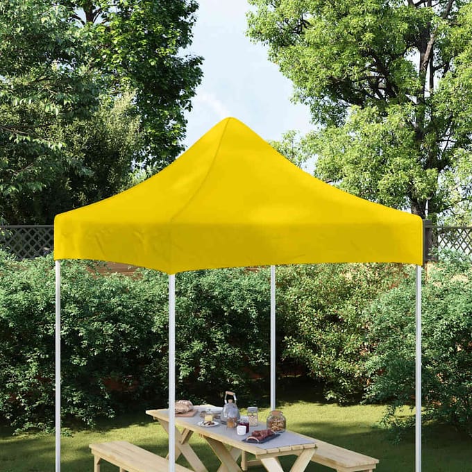 vidaXL - Partytentdak - 270 - g/m² - 2x2 - m - geel