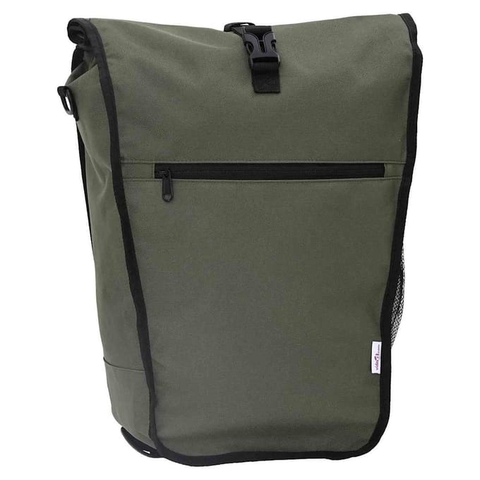 vidaXL - Fietstas - Olijfgroen - 34 - x - 16 - x - 59 - cm - Polyester