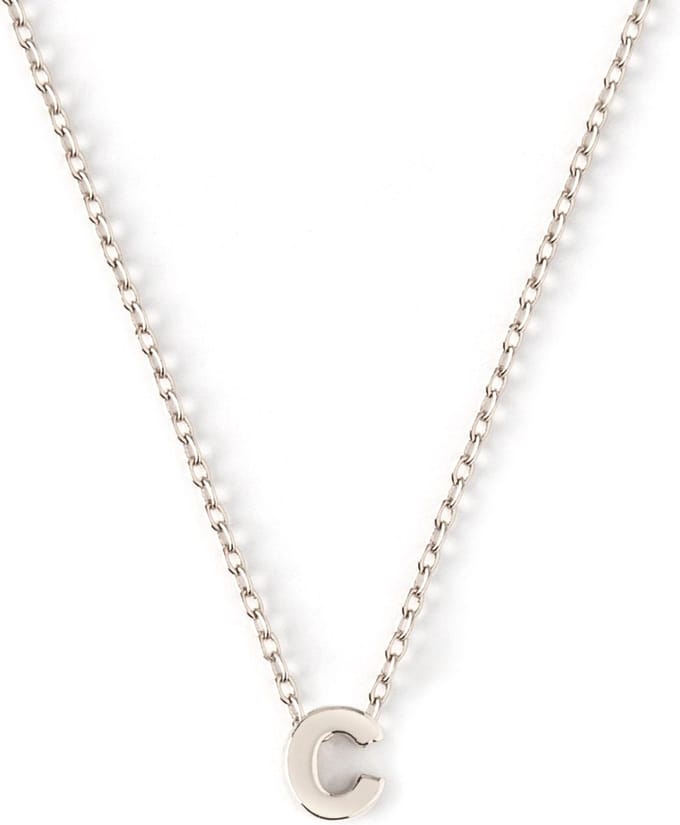 Orelia letter ketting C zilverkleurig met giftbox