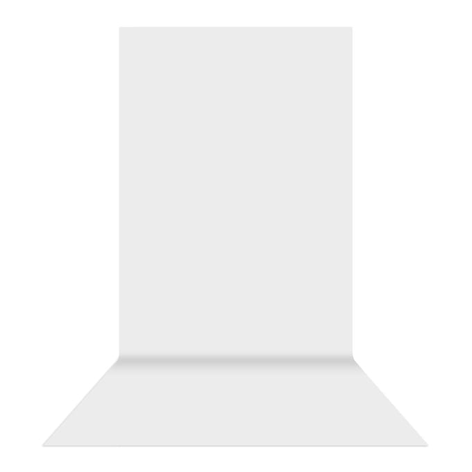 1.6x5m 5x16ft Fotostudio Non-woven Achtergrondscherm Effen Kleur Wit wit