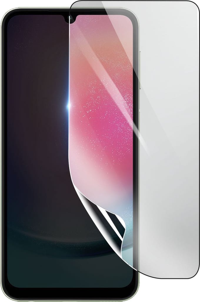 3mk, Geschikt voor Samsung Galaxy A24, Schokbestendige Hydrogel Screenprotector, Transparant