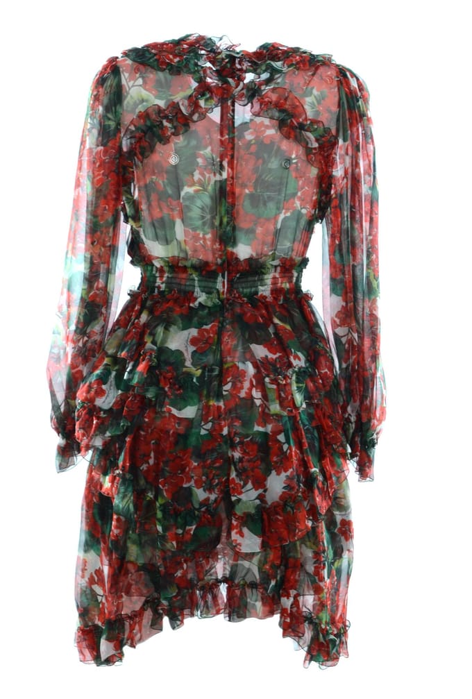 Dolce & Gabbana Women Flowers Mid-Length Dress