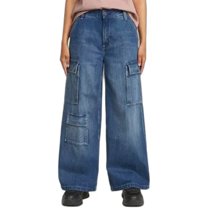 Denim cargobroek dames G-Star Mega