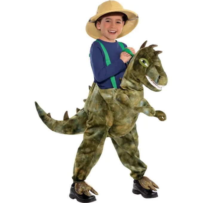 Ride on Dinosaur - Light and Sound - TRAVIS Kinderkostuum Dino 3-5 jaar