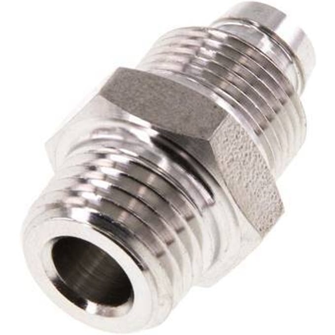 10x8 & 1/4''NPT RVS 1.4571 Rechte Opsteekkoppeling Buitendraad