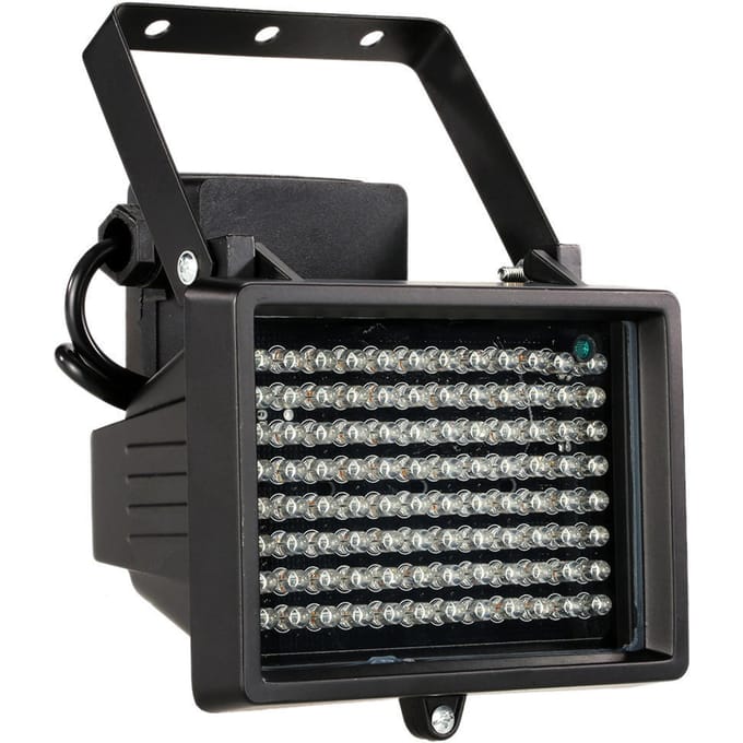 Tableau d'éclairage IR à 96 LED, lampes infrarouges, Vision nocturne, étanche pour l'extérieur, pour caméra de sécurité CCTV noir