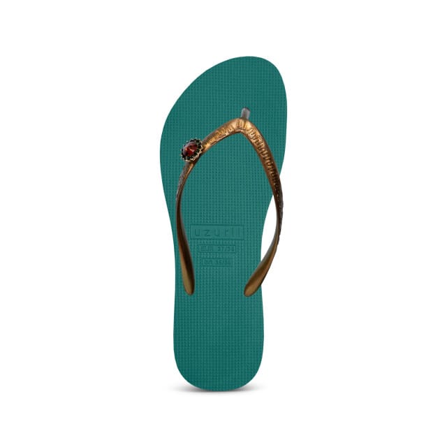 Uzurii | Teenslippers | Dames | Bosgroen | Maat 37/38