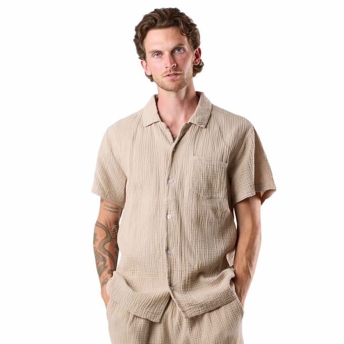 Seaside Max Shirt SHIRT SS – Heren shirt – Maat S