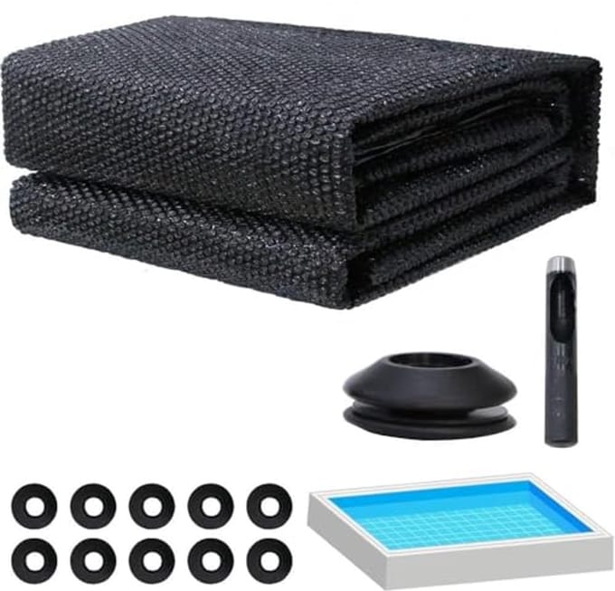 Efficiënte Zwembadafdekking 600 x 400 cm - Zonnefolie voor Warmteopslag en Waterbesparing