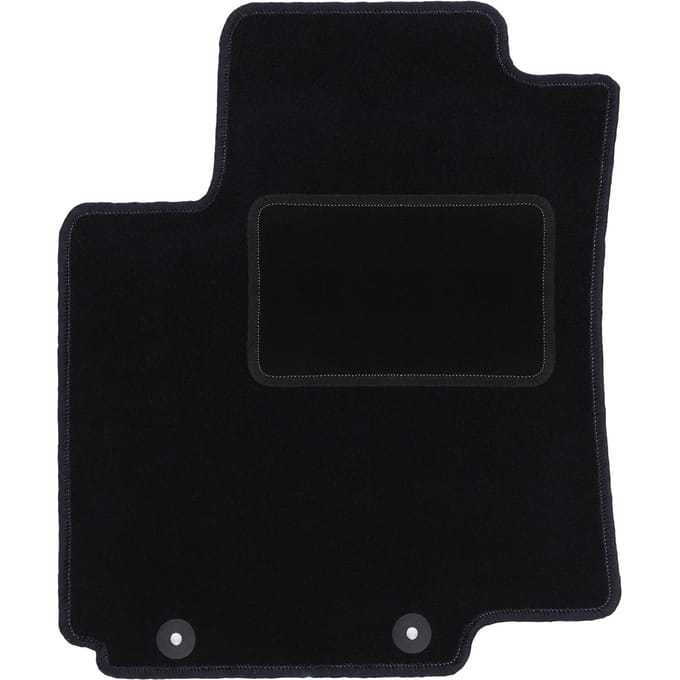 Zwarte bestuurdersmat voor: Kia Rio III UB hatchback (2011-2017)