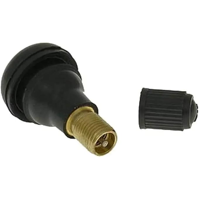 Valve moto rechte rubberen 100 stuks Bihr TR412